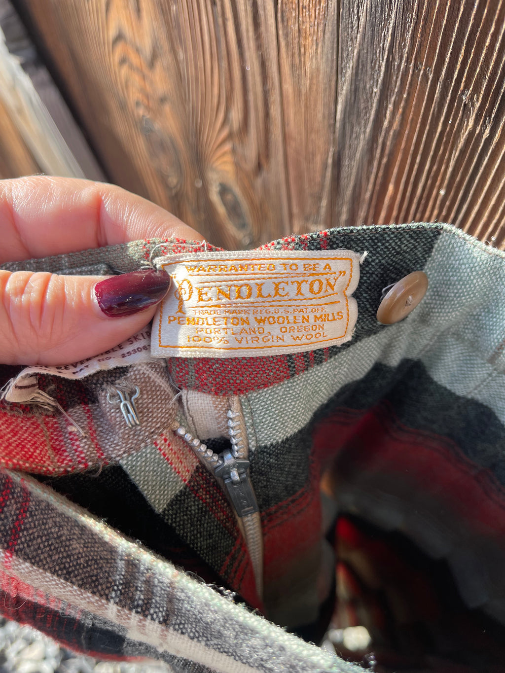 Vintage Pendleton Skirt