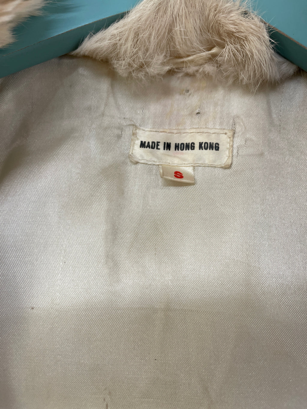 Real Coney fur bomber jacket