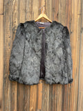 Real dyed rabbit fur