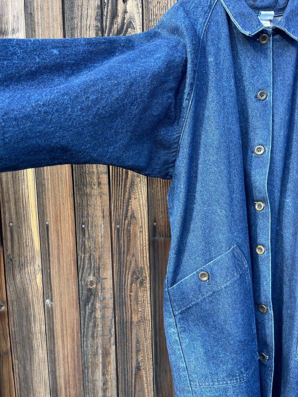 Vintage Denim Trench