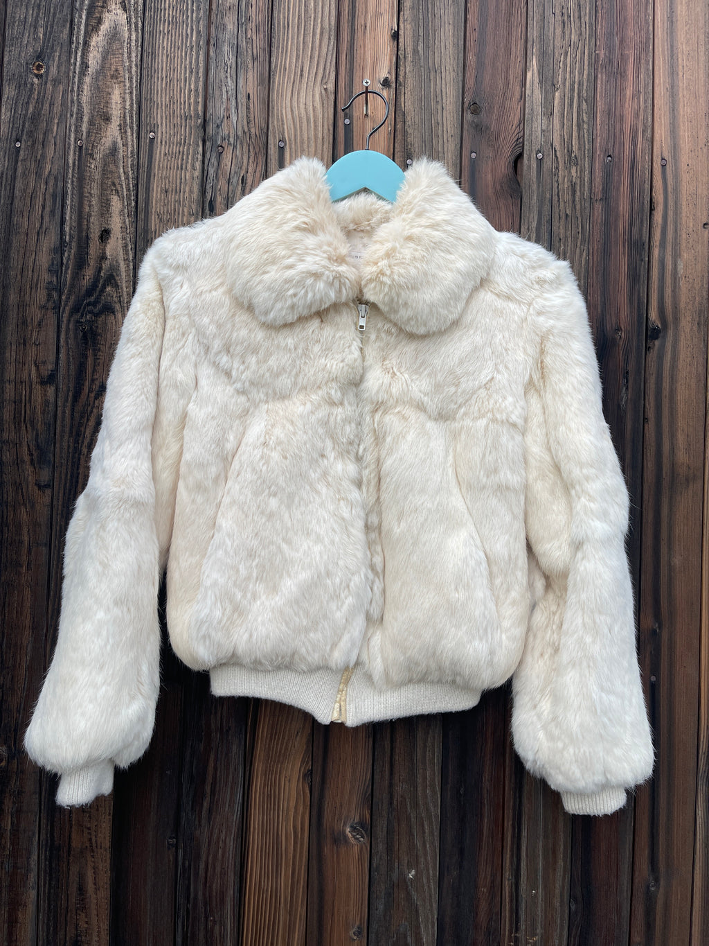 Real Coney fur bomber jacket