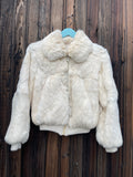 Real Coney fur bomber jacket