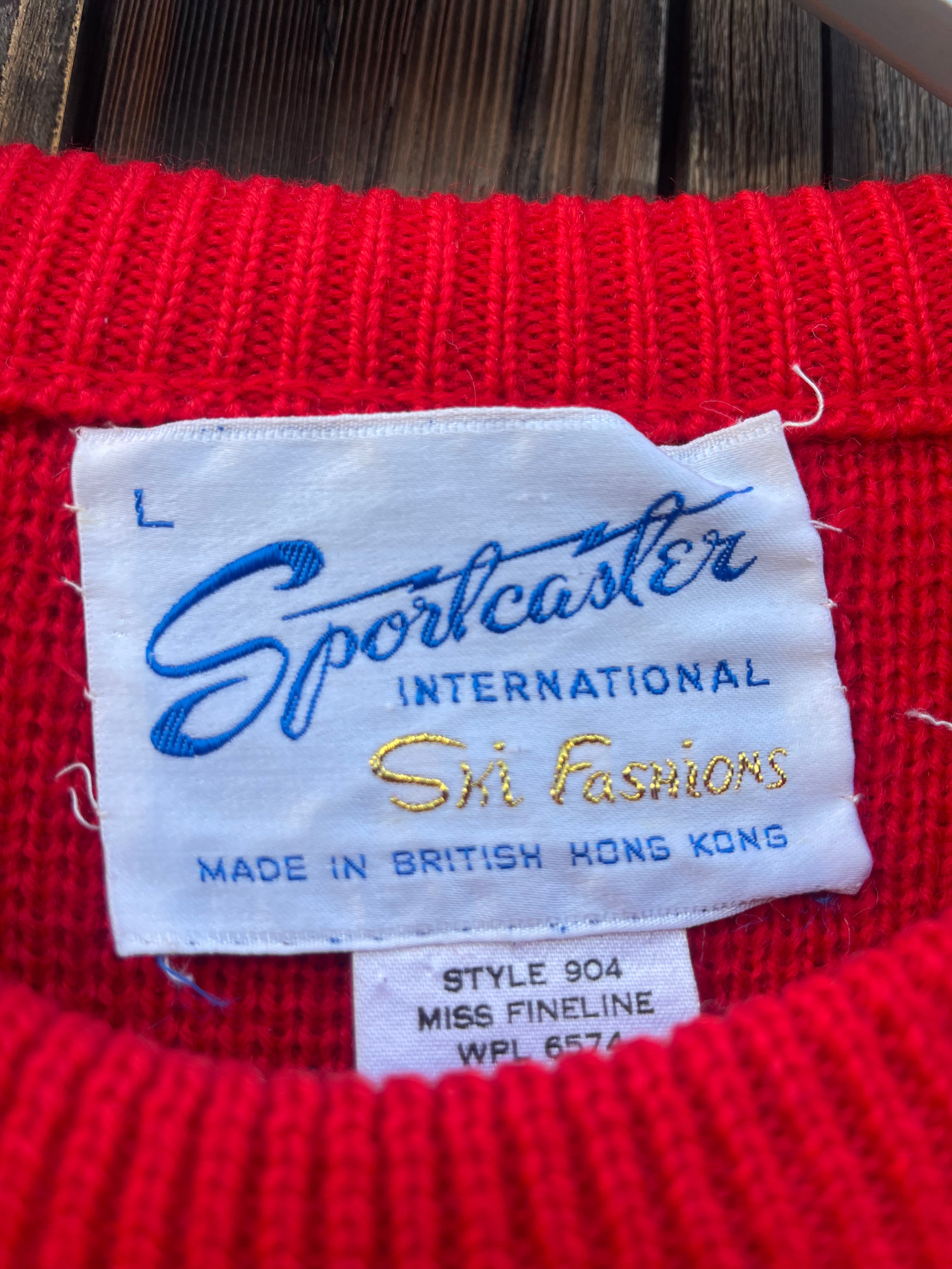 Vintage Sportcaster Ski Sweater