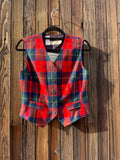 RARE Vintage Pendleton Plaid Best and Blazer