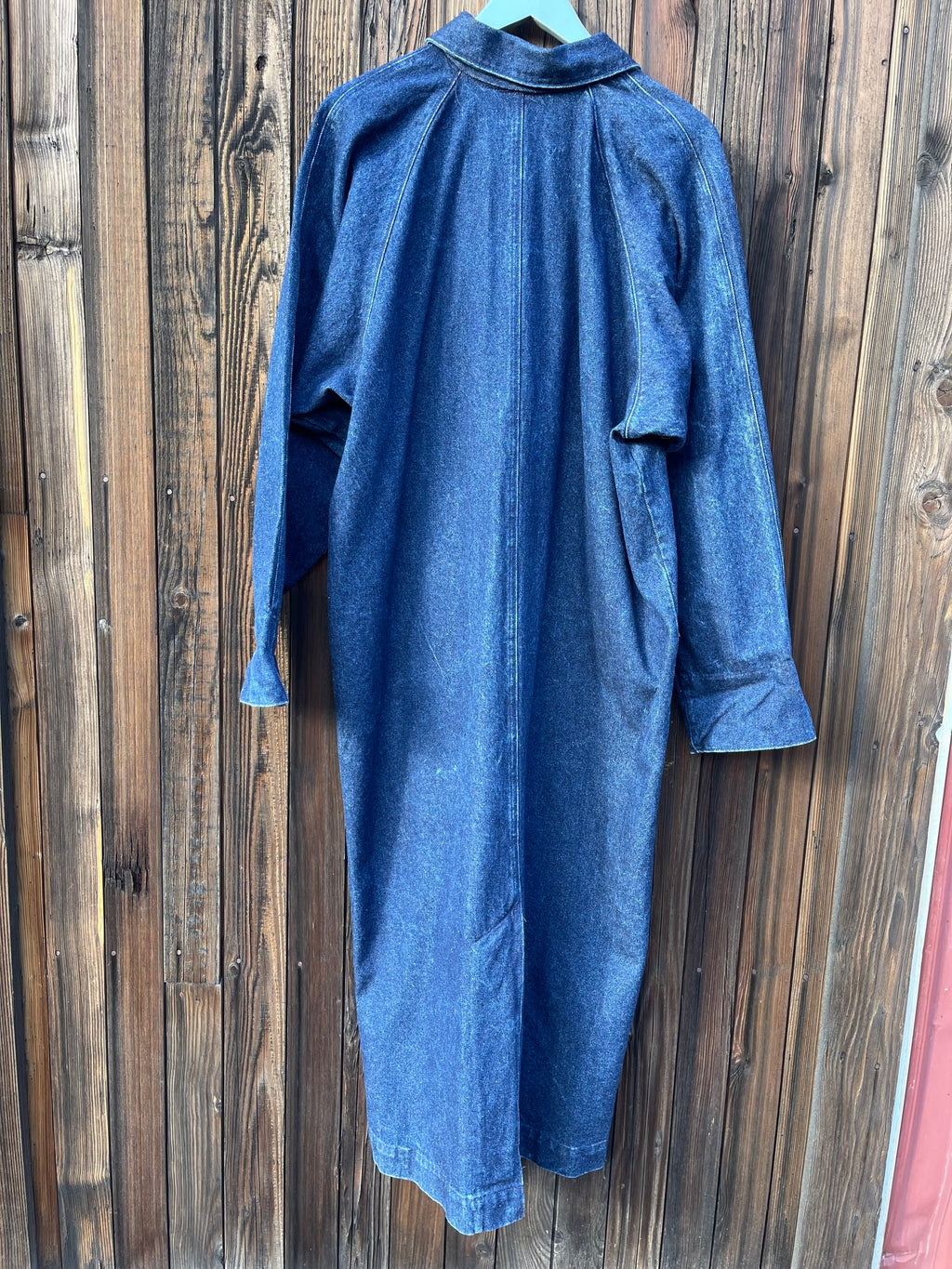 Vintage Denim Trench