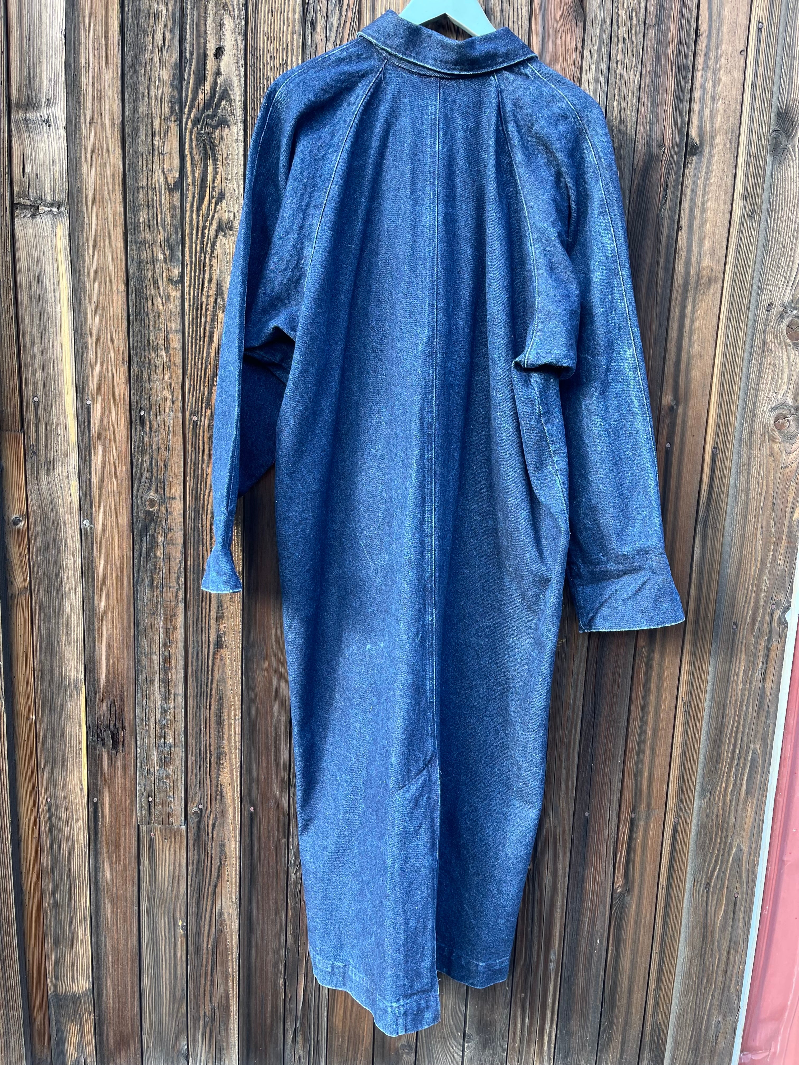 Vintage Denim Trench