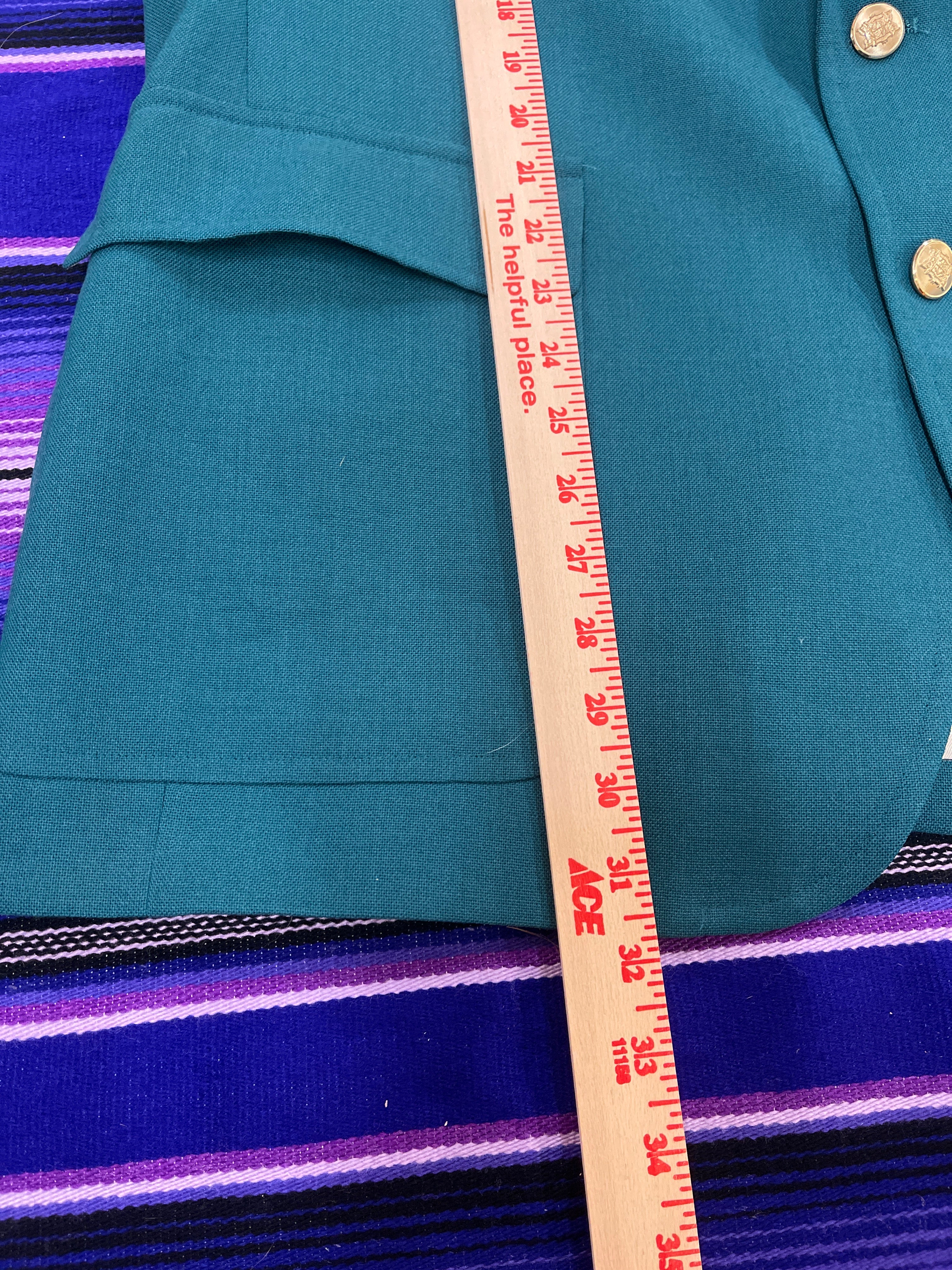 Emerald green palm beach made in the USA blazer