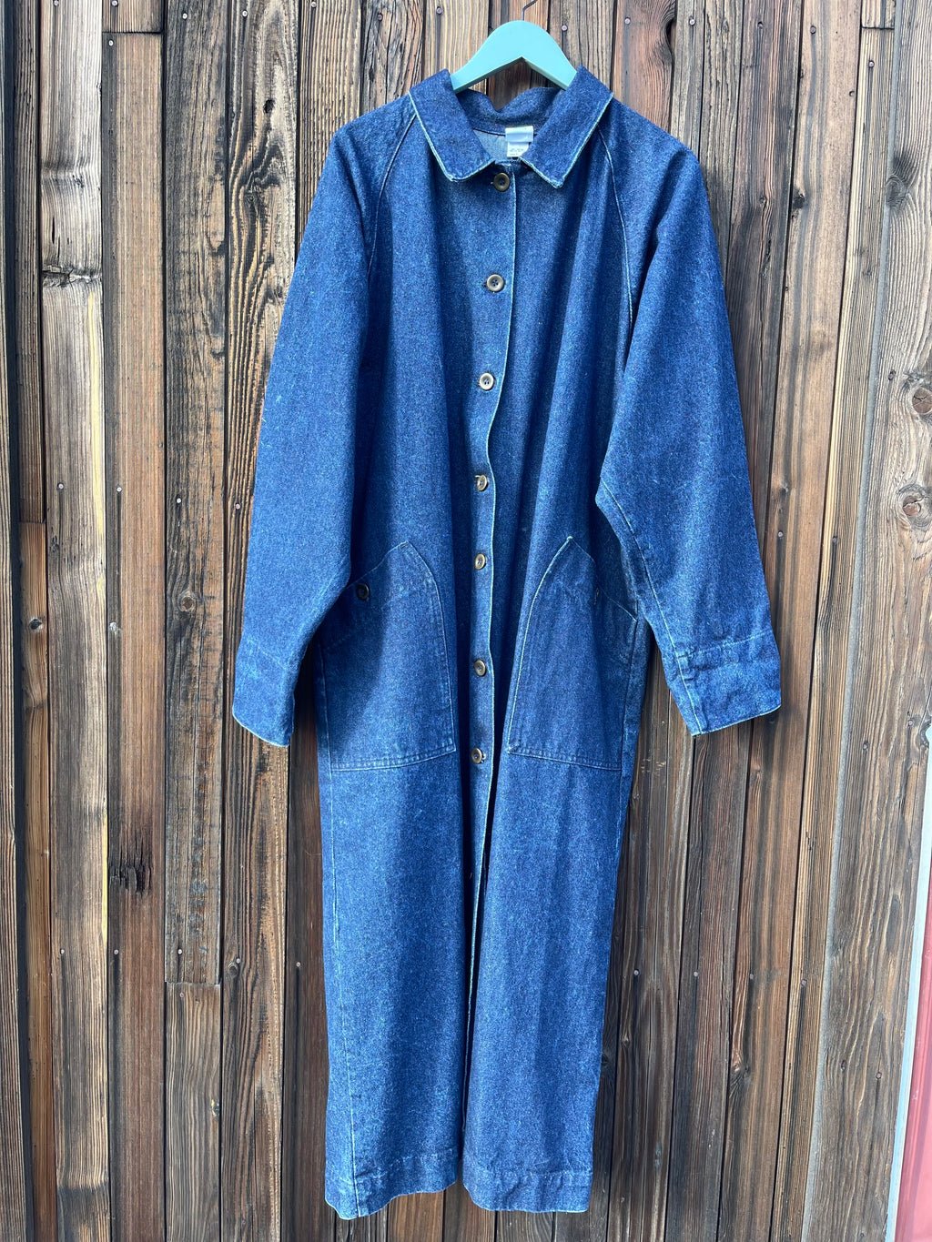 Vintage Denim Trench