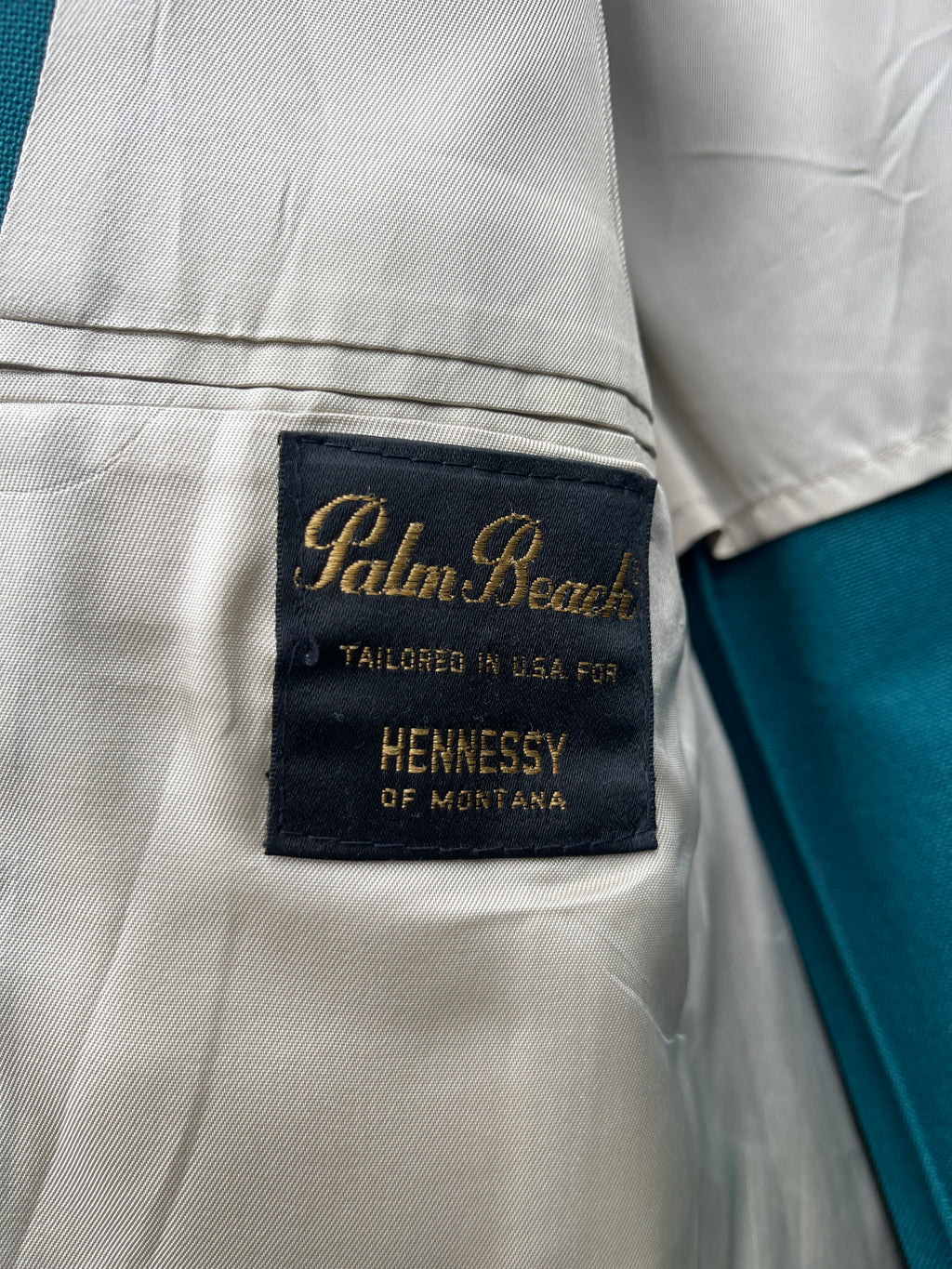 Emerald green palm beach made in the USA blazer