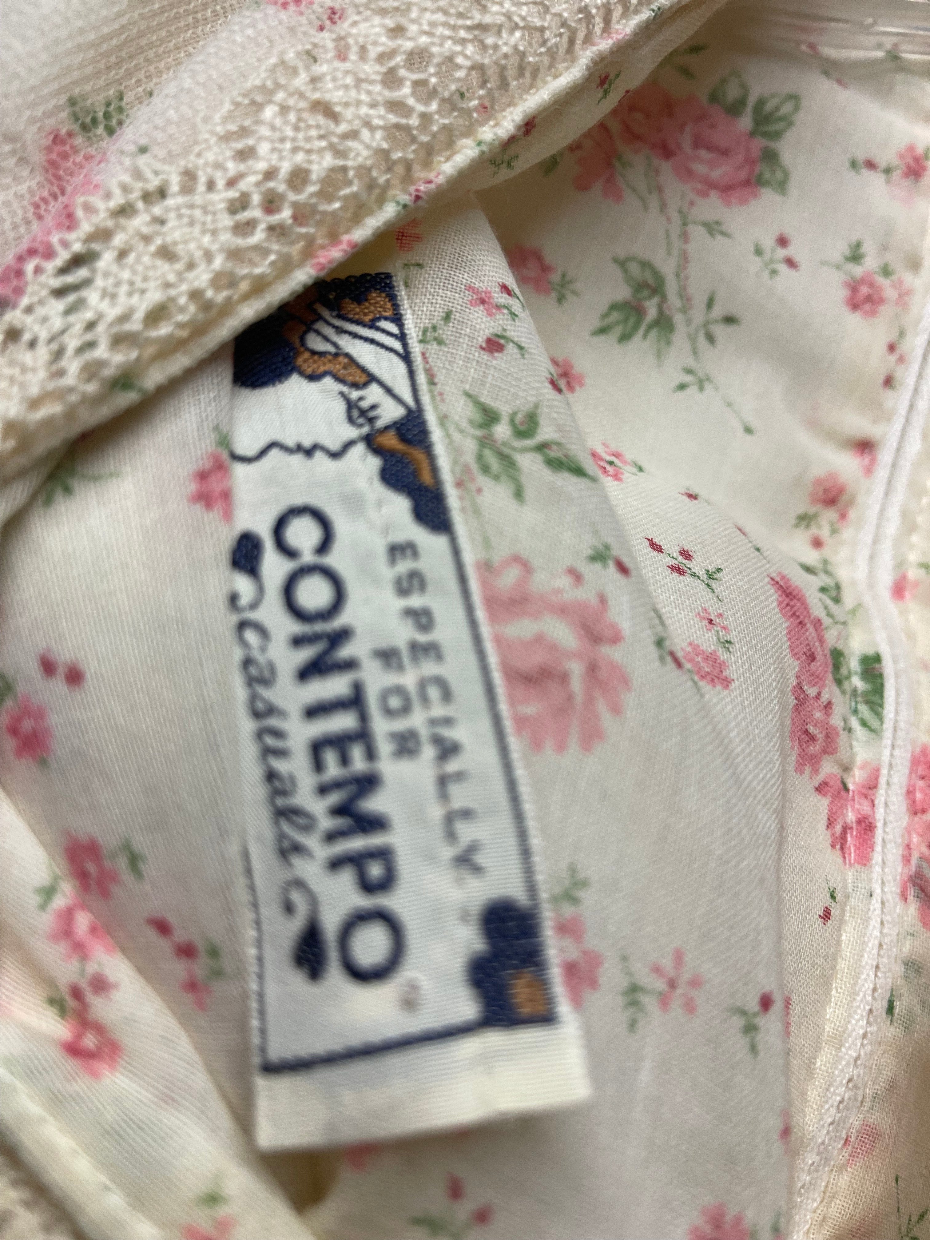 Vintage Western Floral Dress