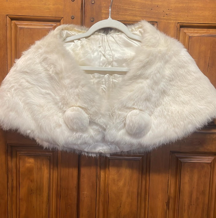 White Fur Cape