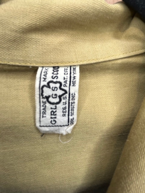 Vintage Girl Scouts Leader Uniform Jacket – Rare Collectible with Merit Badge Sleeve